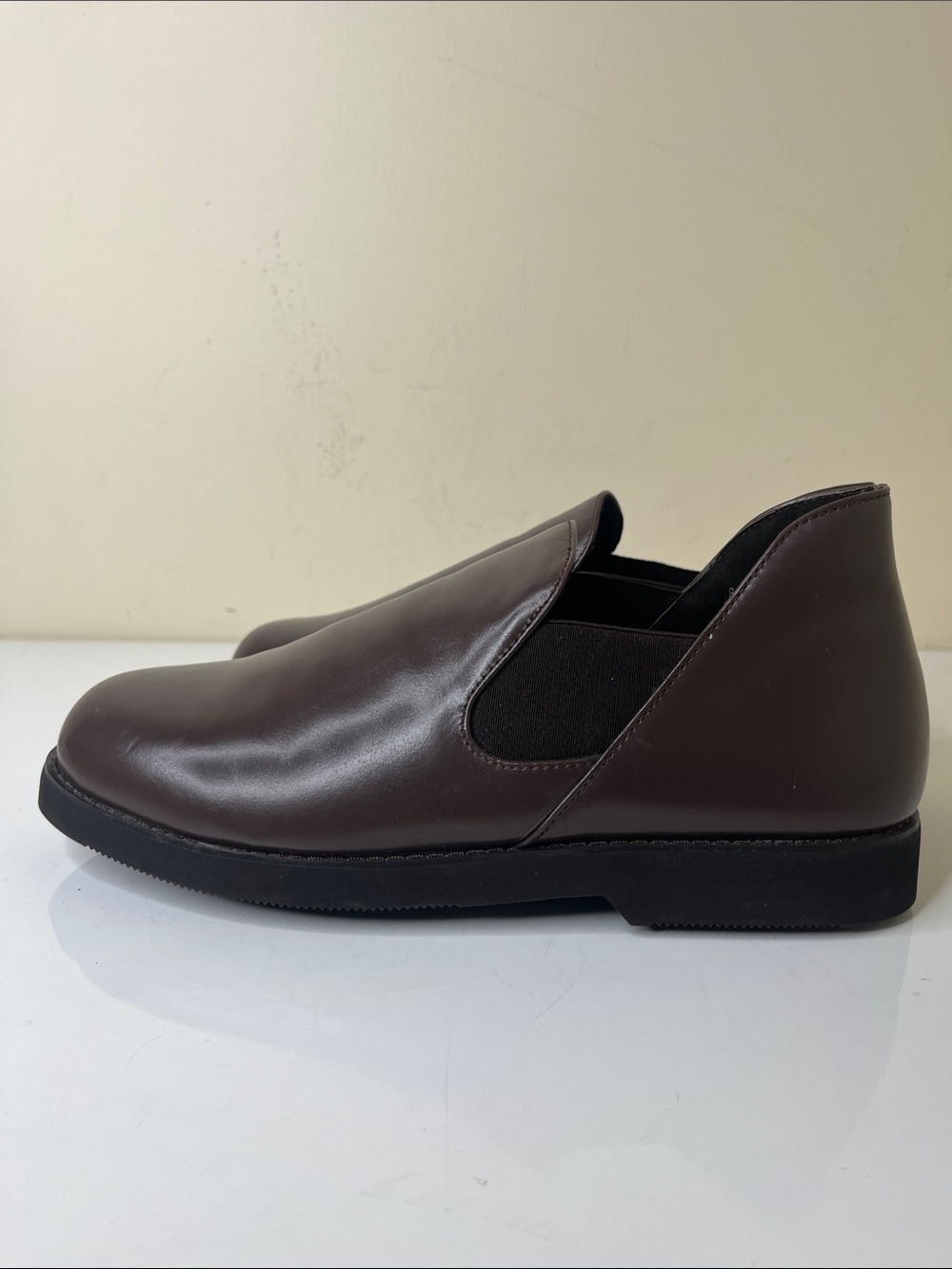 Tamarac by Slipper International Romeo Men's Brown Leather Slip-On Loafers
